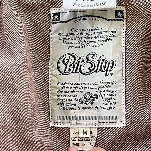 Metallica Pit Stop Brick Red Denim Jacket Adult M Heavy Metal Retro Streetwear - Picture 10 of 13